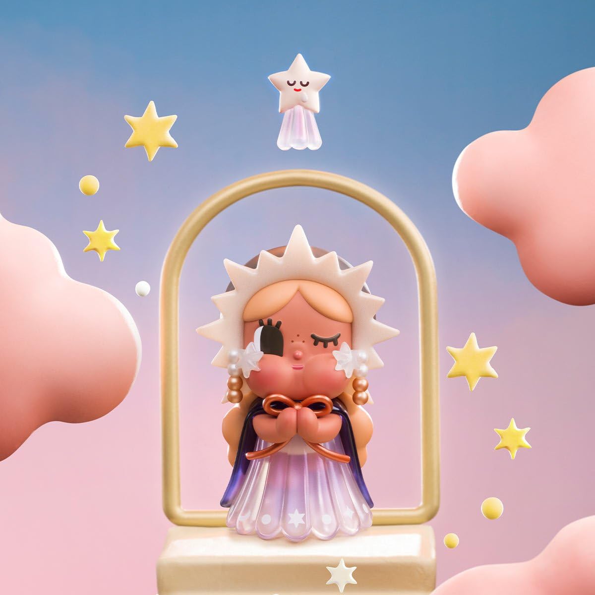 POPMART crybaby cryingmoon ボックス POP MART CRYBABY Crying to the Moon Series Blind Box Figure