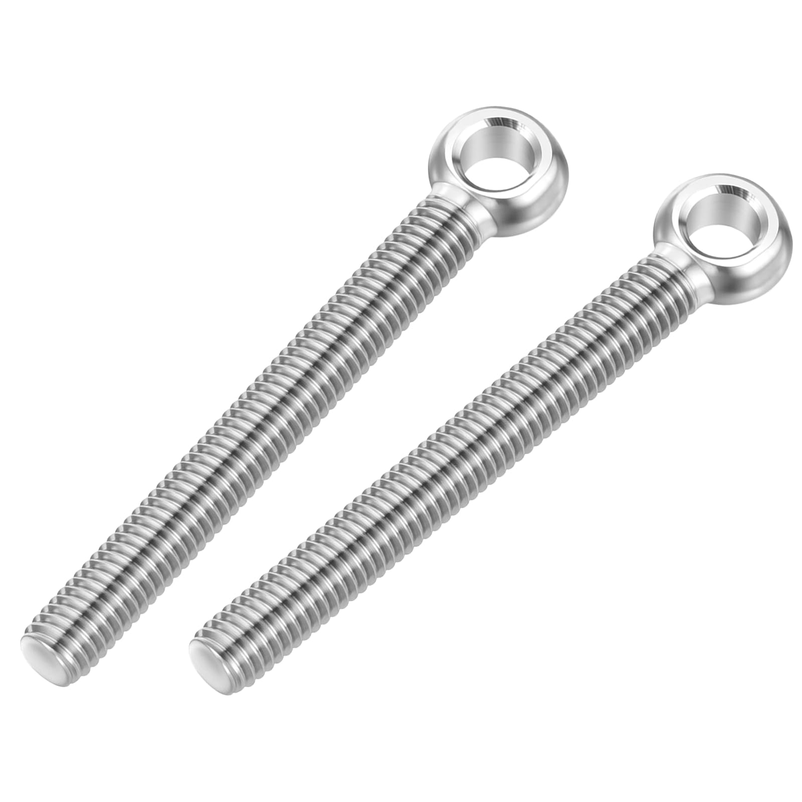 METALLIXITY 10Pcs M5x45 Machine Shoulder Lift Eyebolt 304 Stainless Steel