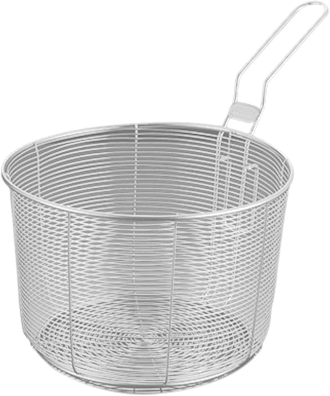 Frittierkorb Edelstahl 20 Cm - Praktischer Siebkorb Mit Langem Griff Für Pommes & Co.