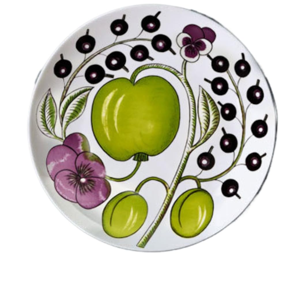 Amazon.co.jp: アラビア食器20cmプレートフルーツ柄プレート陶器装飾