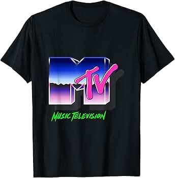 80s 企業　MTV MUSIC TELEVISION Tシャツ Rare 80s Vintage MTV Music Television T Shirt Sz Large - Etsy