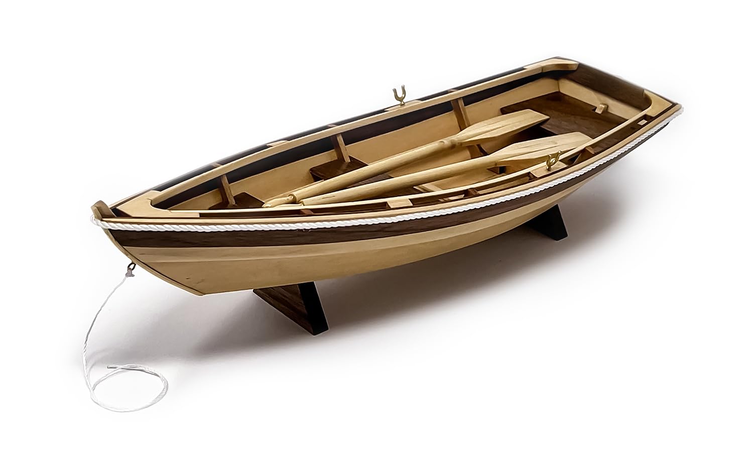 Model Expo MID950 1/12 Rowing Boat Model Kit, Multi-Coloured