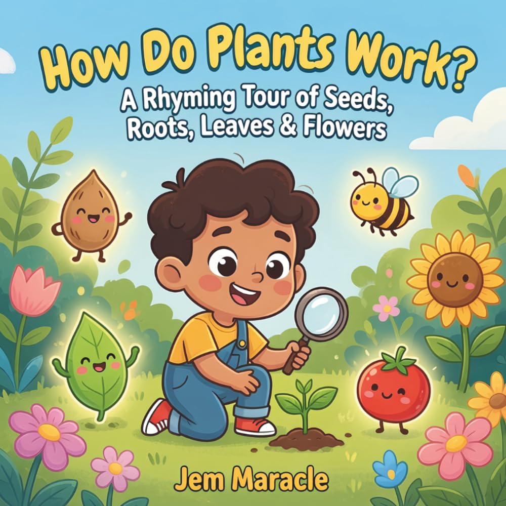 How Do Plants Work?: A Rhyming Tour of Seeds, Roots, Leaves & Flowers — A Curious First STEM Picture Book About How Plants Grow for Kids Ages 3–6 (How Does It Work?)