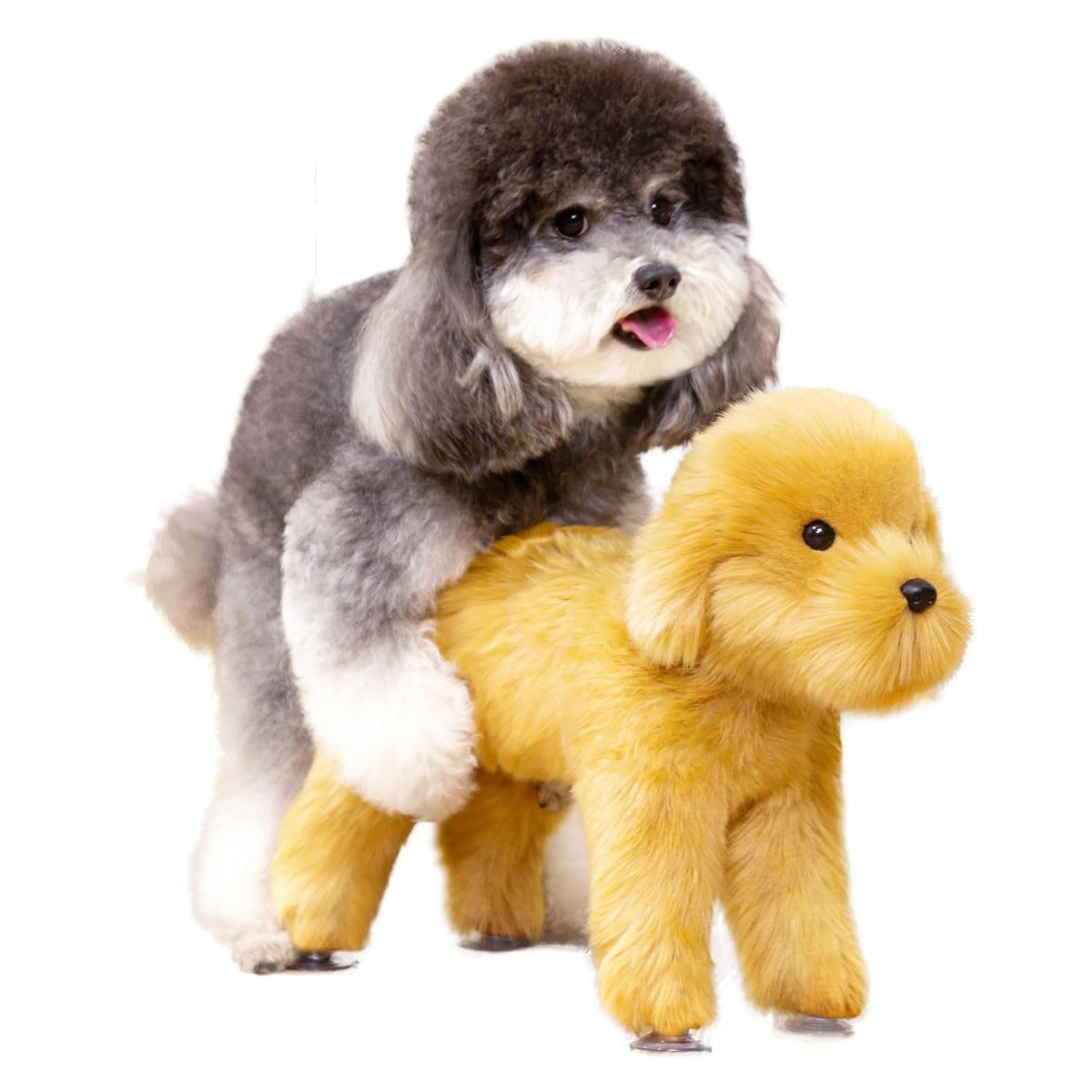 Opaeroo Male Dog Simulation Mating Toy, Teddy Vent Silicone Toy, Sleep Estrus With Heartbeat Plush Toy Dogs, Anxiety Relief Dogs Toy Gift For Dog Lovers 9.8In / 25cm