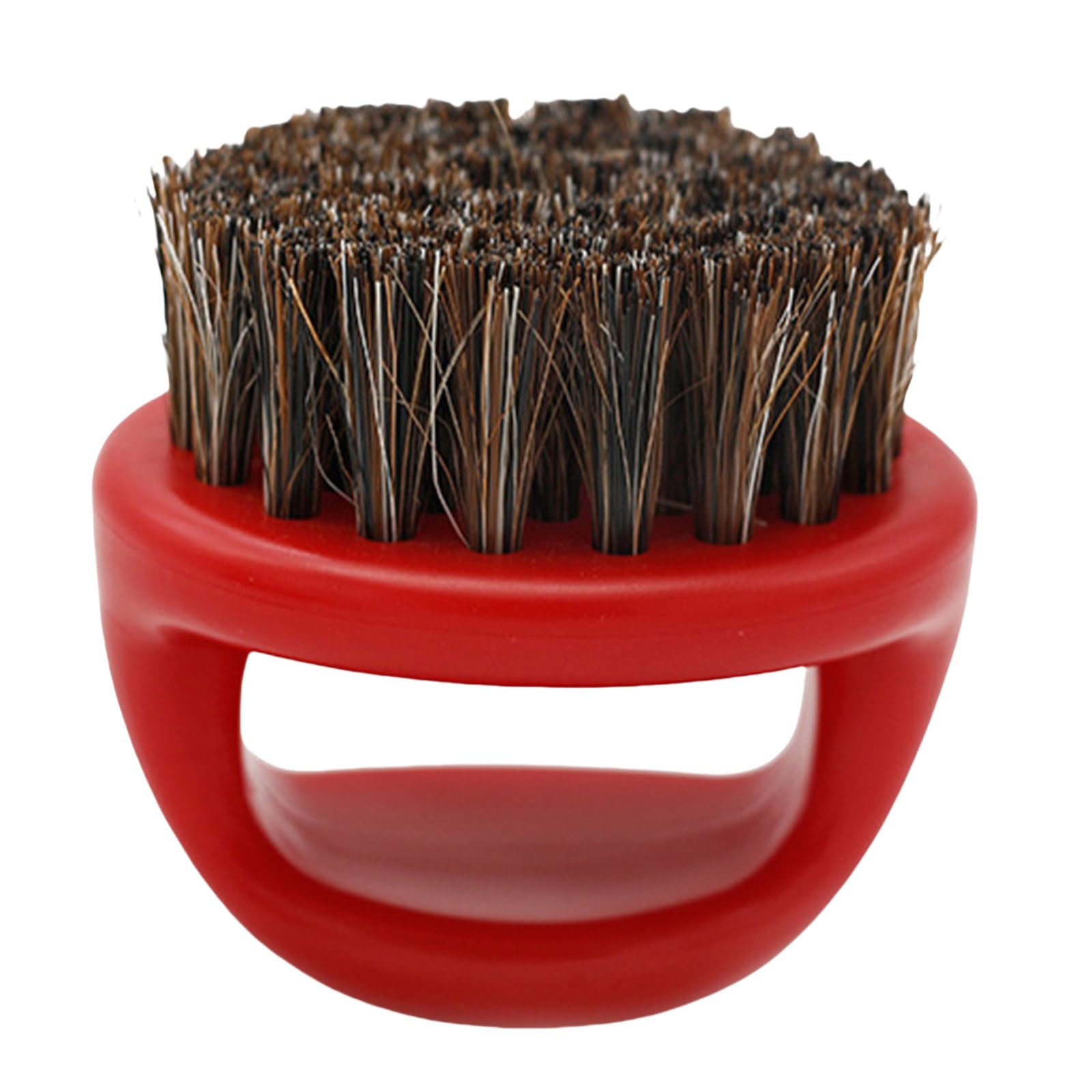 Fashion Boar Bristles Mustache Brush Comfortable Handle Beard Styling Accessory Accessory For Men's Grooming