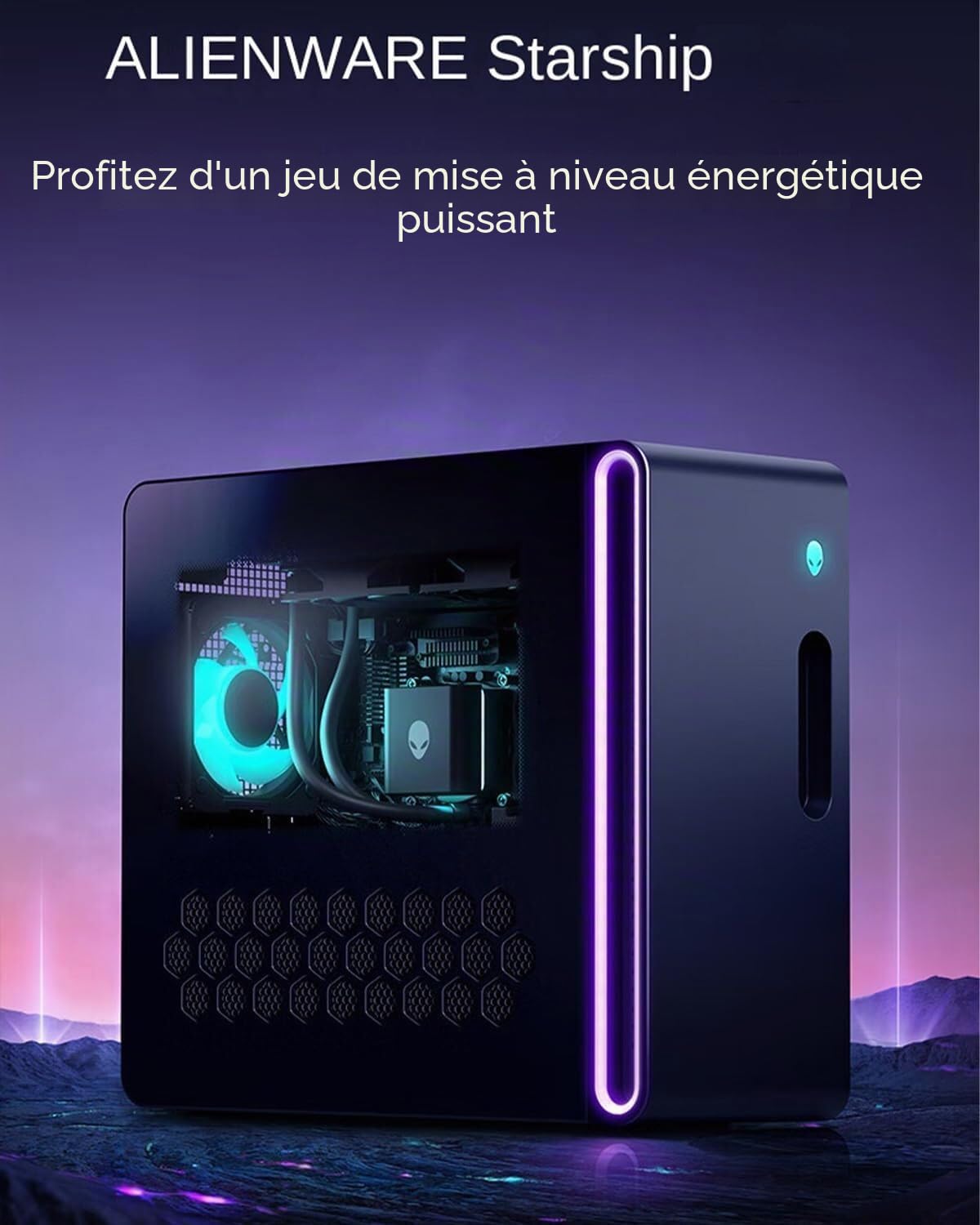 Alienware Aurora R16 - PC de Bureau Gaming - Intel Core Ultra 9 285K - 64 Go DDR5-8 to SSD - NVIDIA RTX 5080 16 Go - Refroidissement Liquide - WiFi 7 - Windows 11 Pro