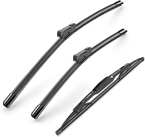 Limpiaparabrisas de silicona de alta calidad de 24 pulgadas + 17 + 13 pulgadas, para todas las estaciones, duradero y silencioso, apto para GMC