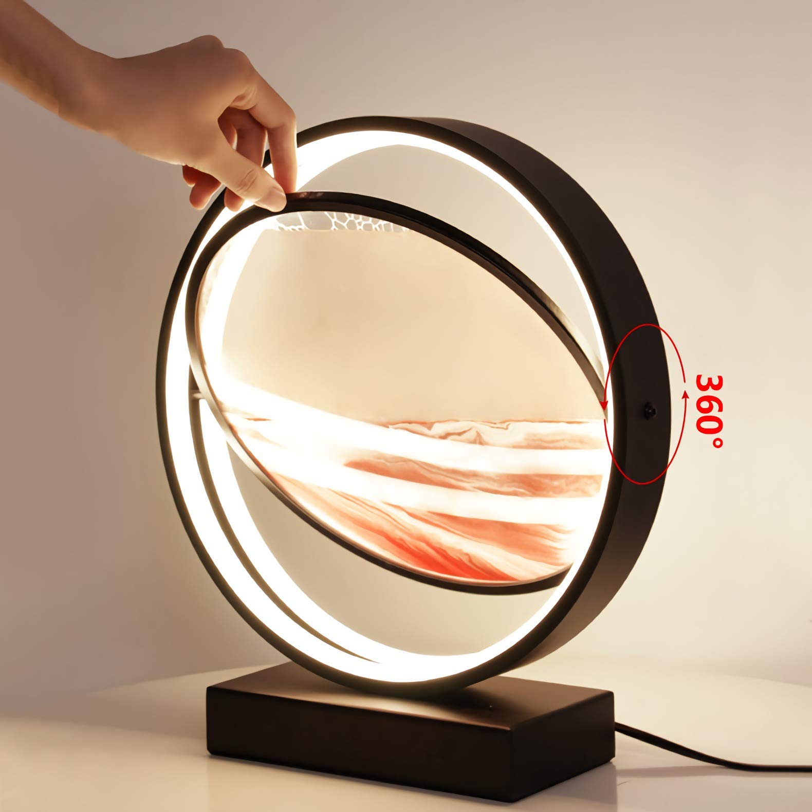 Lampada Da Scrivania LED, Lampada Da Tavolo Moderna Dimmerabile Con Telecomando, Lampada Da Comodino Camera Da Letto, Regalo Di Natale Di Compleanno,5