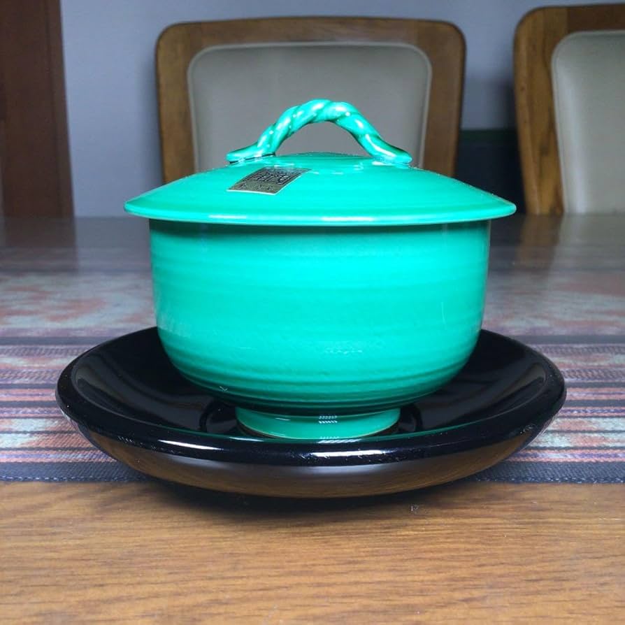 三洋陶器　龍峰　『つみき』　お茶茶碗　山中漆器　茶托　5組 Amazon.co.jp: 三洋陶器 龍峰 つみき お茶茶碗 山中漆器 茶托 5