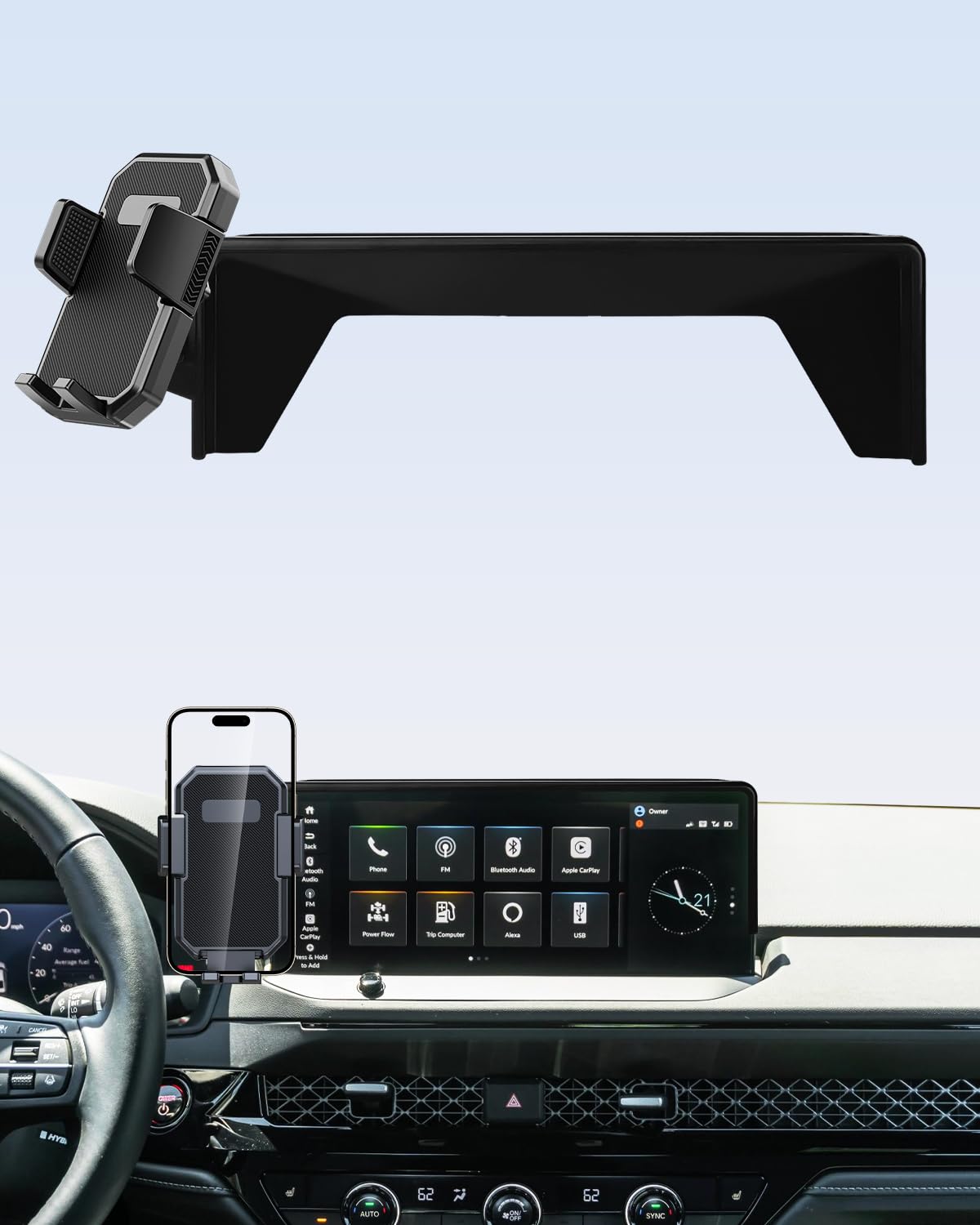 PZK Car Phone Holder for 2023-2026 Honda Accord 12.3-Inch Screen Only