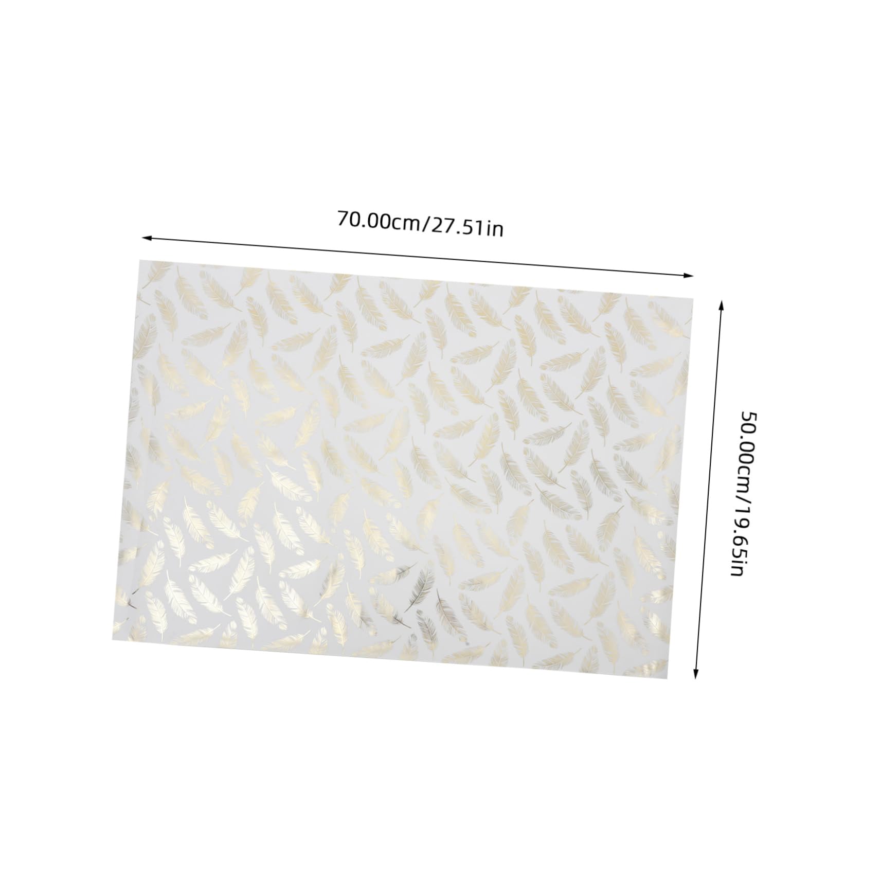 Goldenes Geschenkpapier Rolle 8 Stück, Groß aus Papier