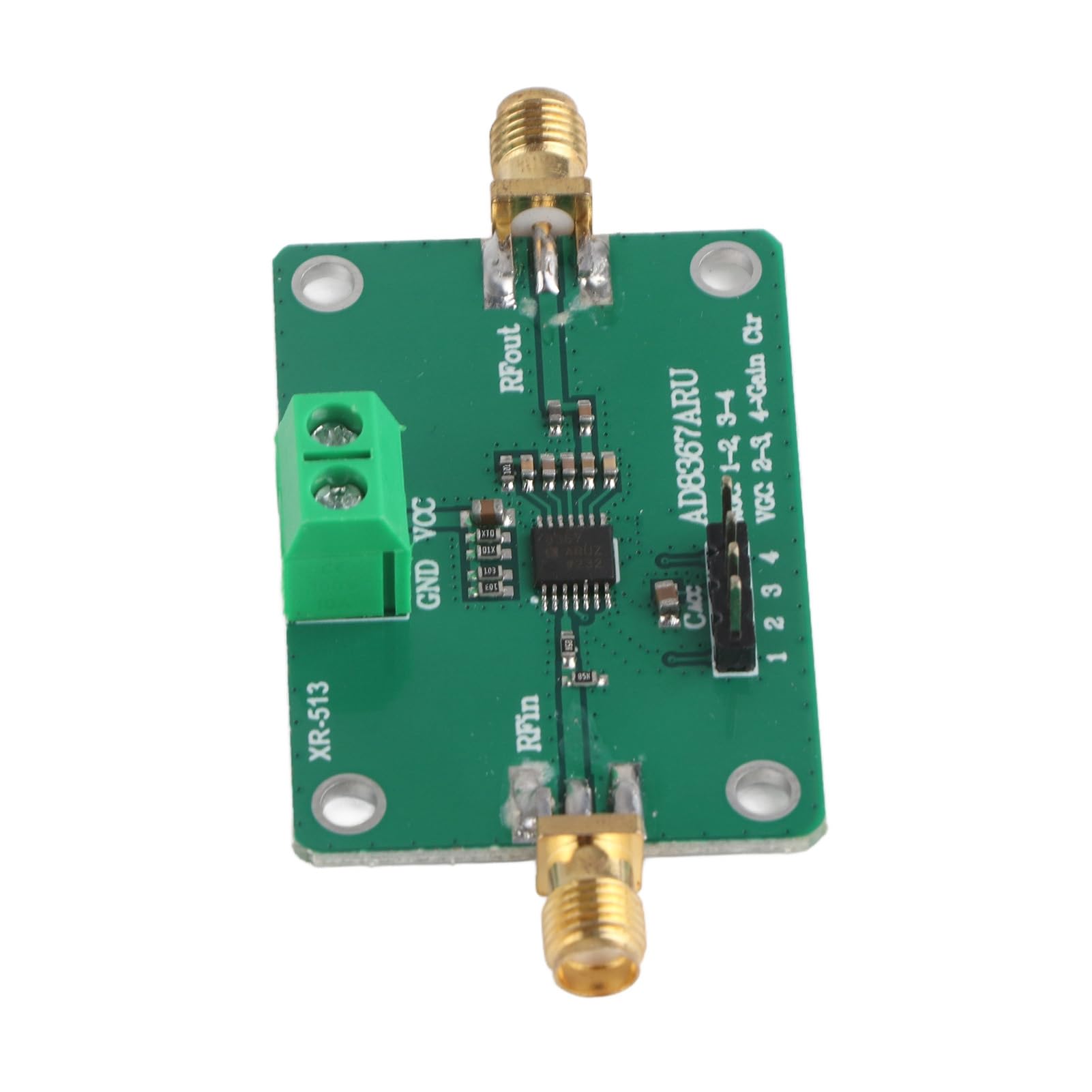 Acouto Scheda Modulo Amplificatore IF Controllo Automatico del Guadagno Componente Elettronico AGC Lo Stampaggio AD8367 Ha e Smoo Modulo Amplificatore IFAmplificatore IFAD8367 IFControllo Automatico
