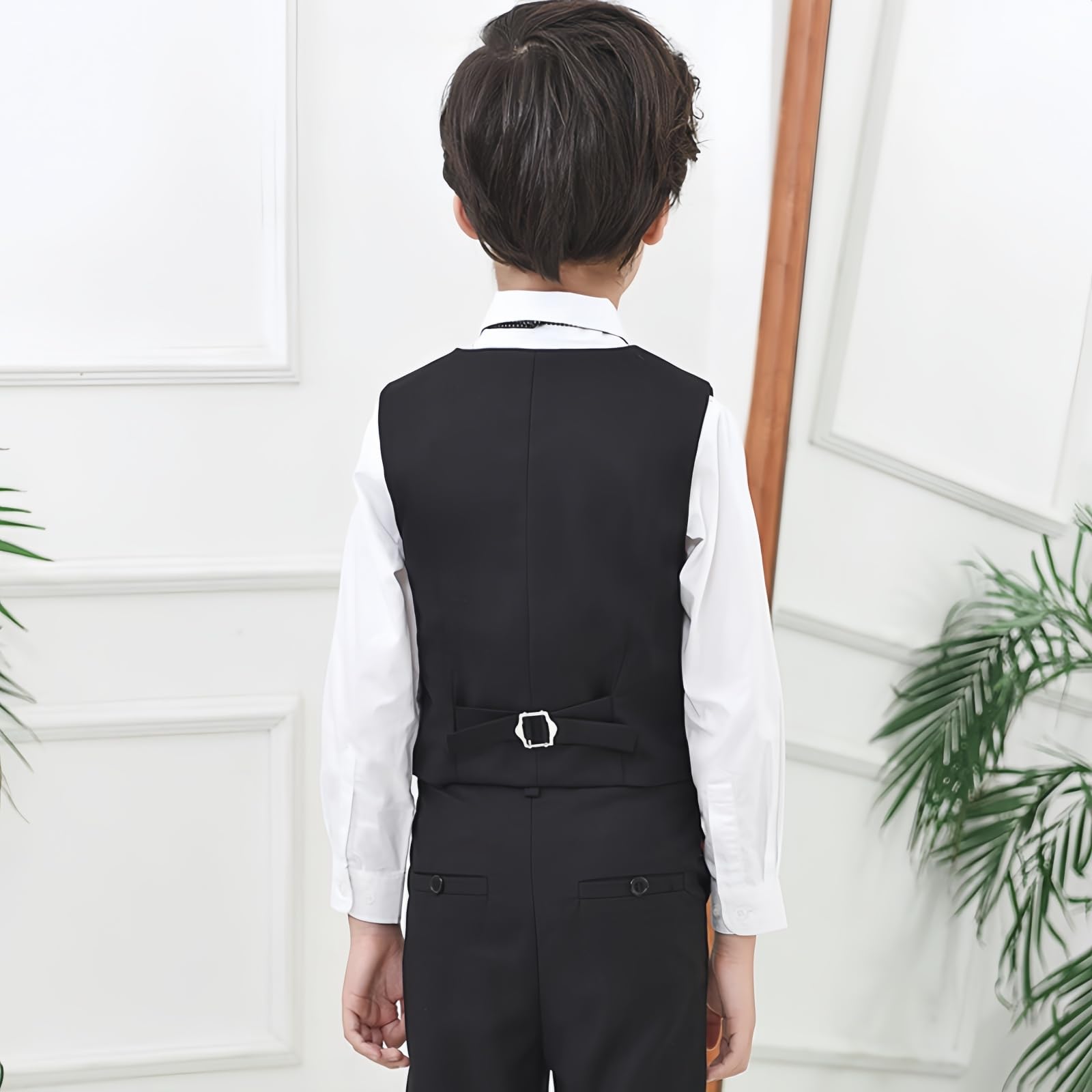 Chaleco para niño y niño, chaqueta de traje de honor, chaqueta, sin mangas, para caballero, ropa de vestir para boda, ceremonia, 4-16 años