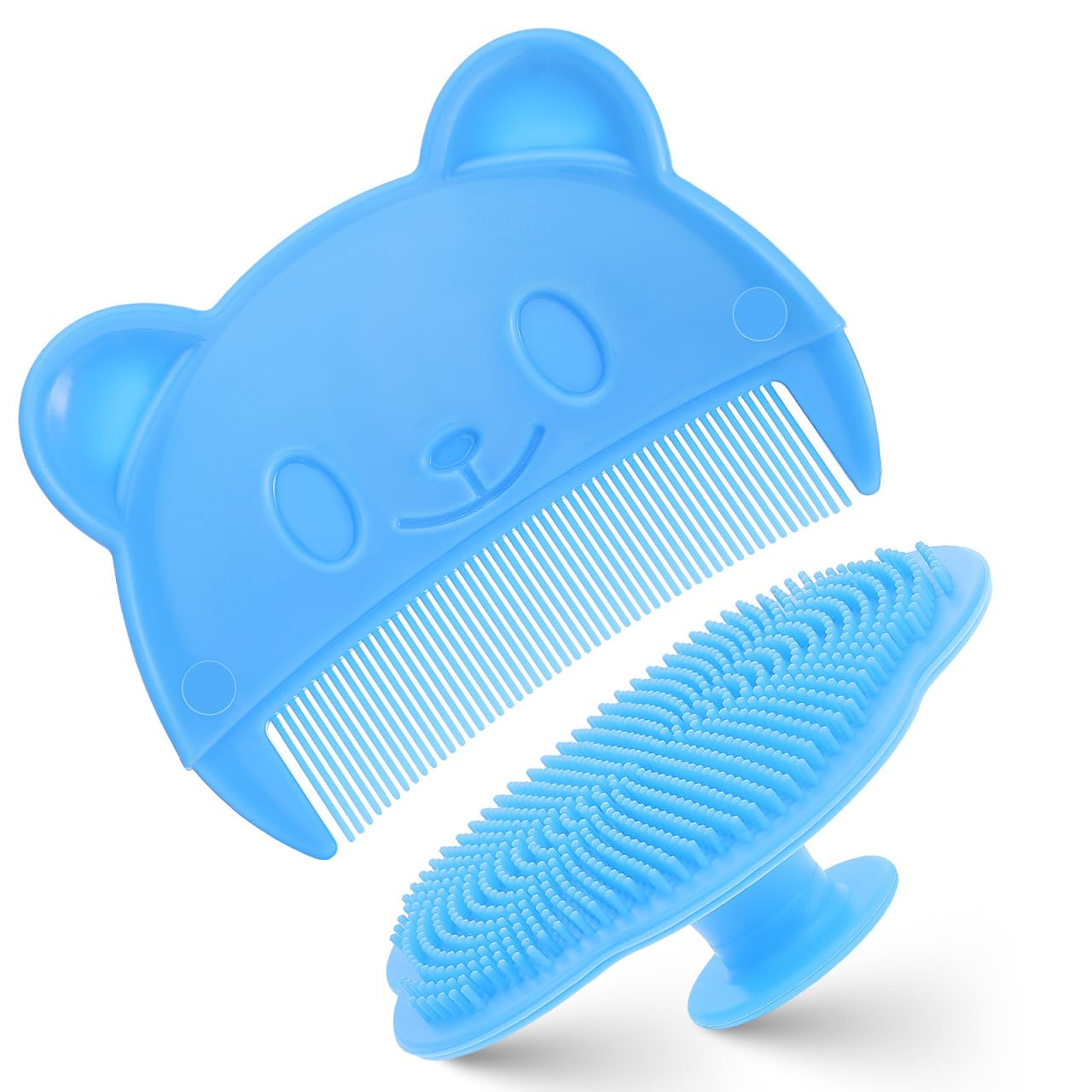 Baby Haarbürste zur Milchschorf Entfernung : Silikon Milchschorf Kamm für Neugeborene — Sanfte Kopfgneis Bürste & Babybürste — Premium Haarpflege Present für Baby Mütter