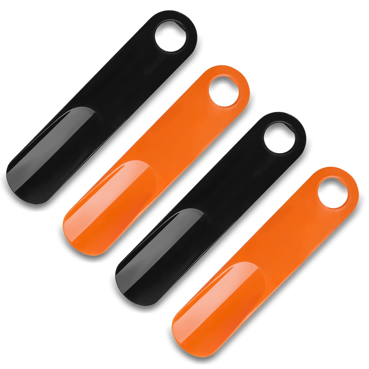 Mr. Carve Premium ABS Plastic Shoe Horn Mix (Pack of 4)