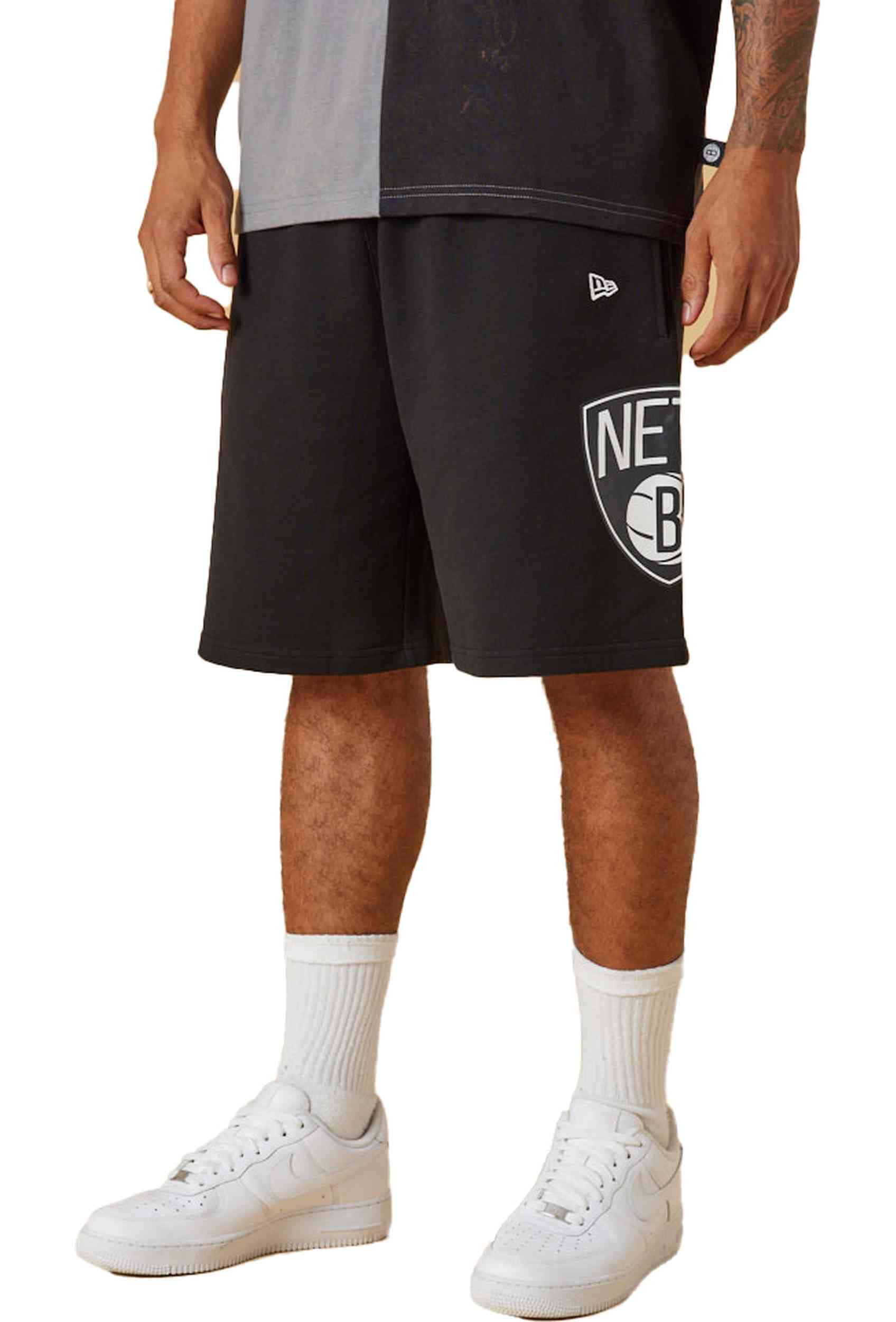 New Era - NBA Brooklyn Nets Washed Pack Team Logo szorty kolor czarny