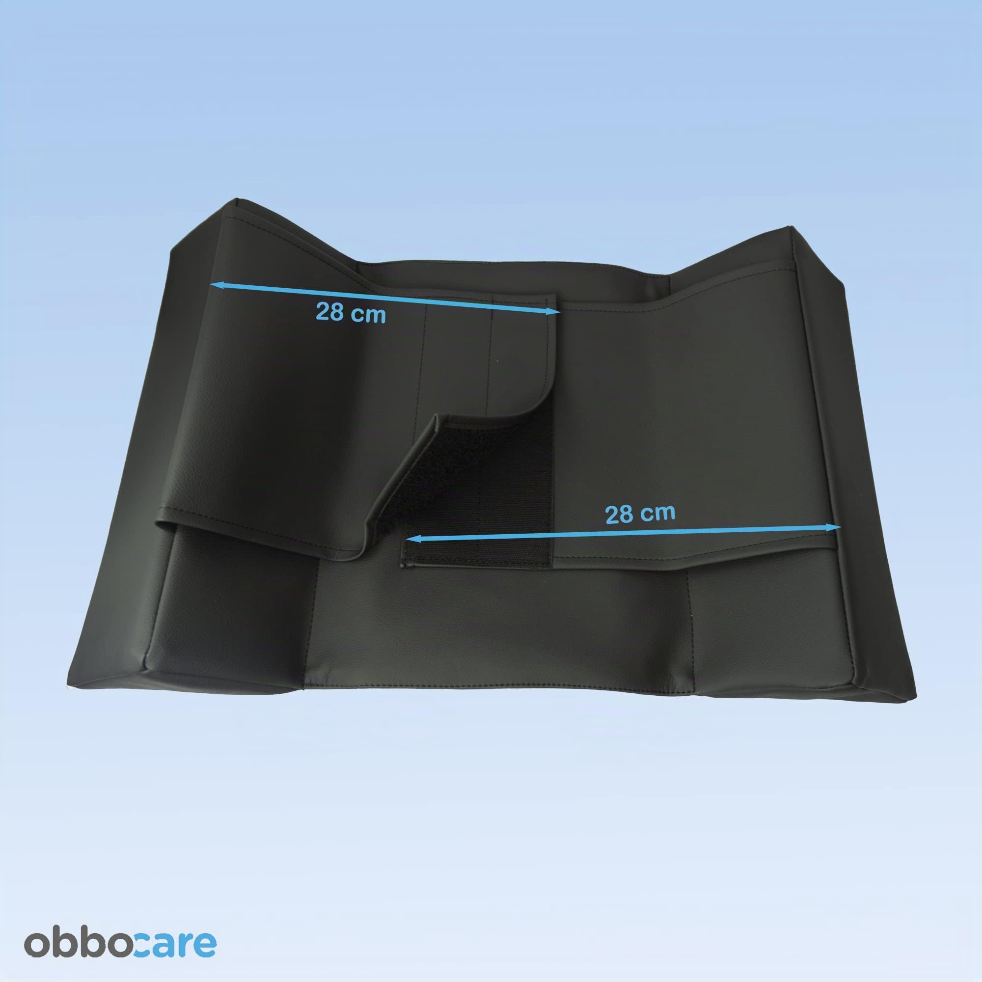 Obbocare Cojín Posicionador Lumbar de Espuma para Silla de Ruedas. Respaldo Evita Movimientos Laterales de Tronco. Cojín Sujeción Espalda y Postura en Silla