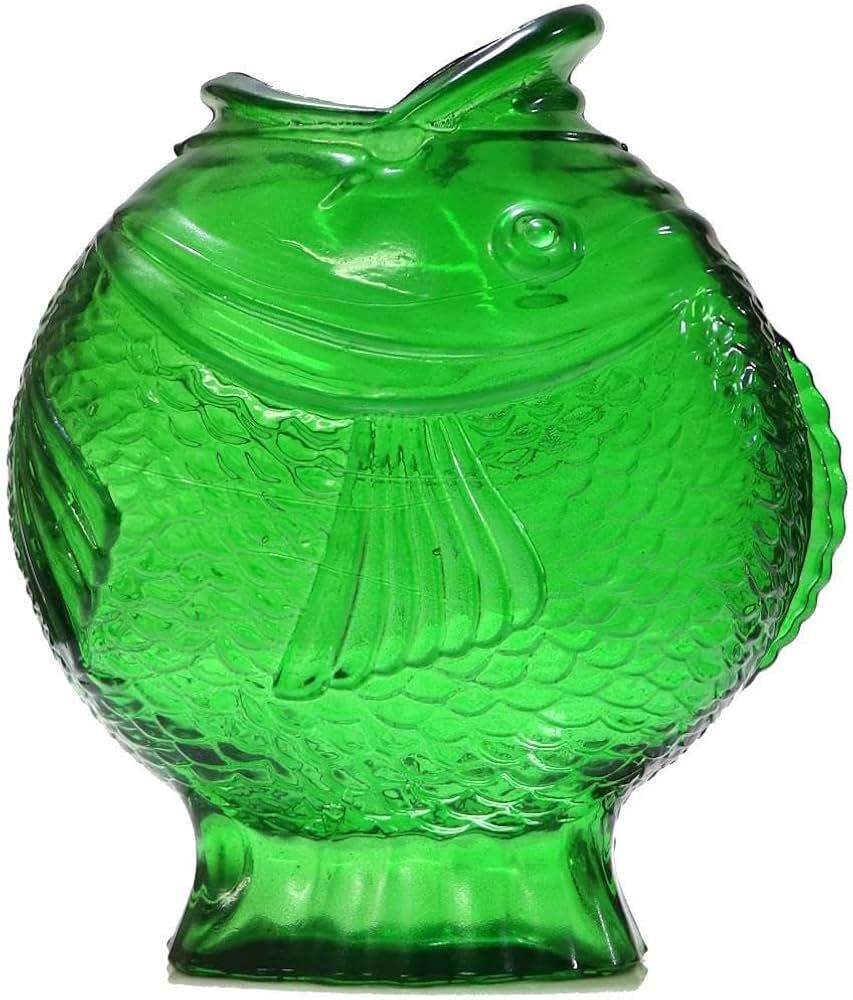 オールド・バカラ 超希少 1889年 パリ万国博覧会試作品 緑硝子 大型花瓶 魚 オールド・バカラ 超希少 1889年 パリ万国博覧会試作品 緑硝子 大型花瓶 魚