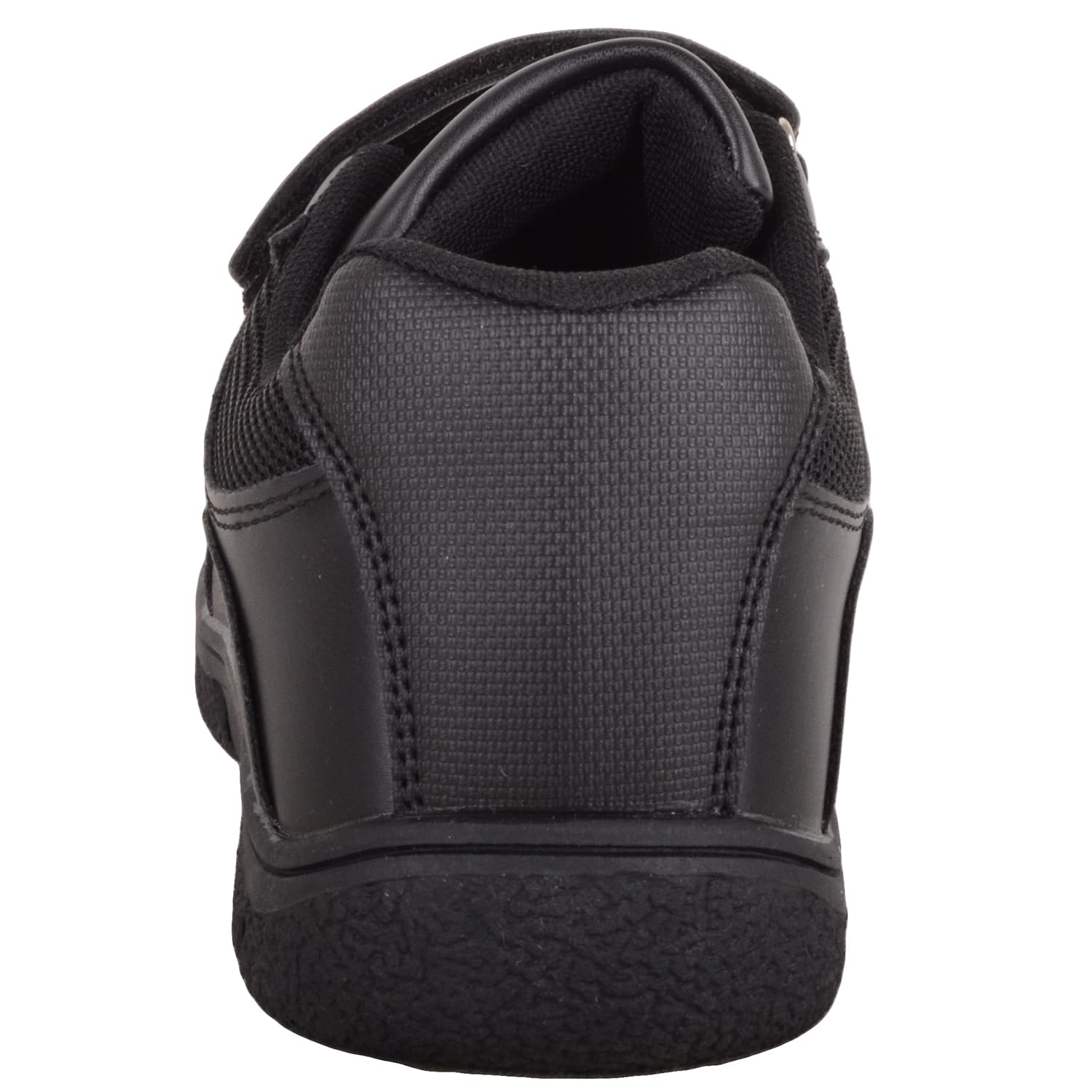 ABSOLUTE FOOTWEAR Chaussures d'école Twin Touch and Close en similicuir pour garçons