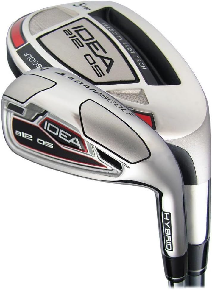 Adams Men's Idea a12 OS Hybrid Irons 4H6H, 7GW w/Steel