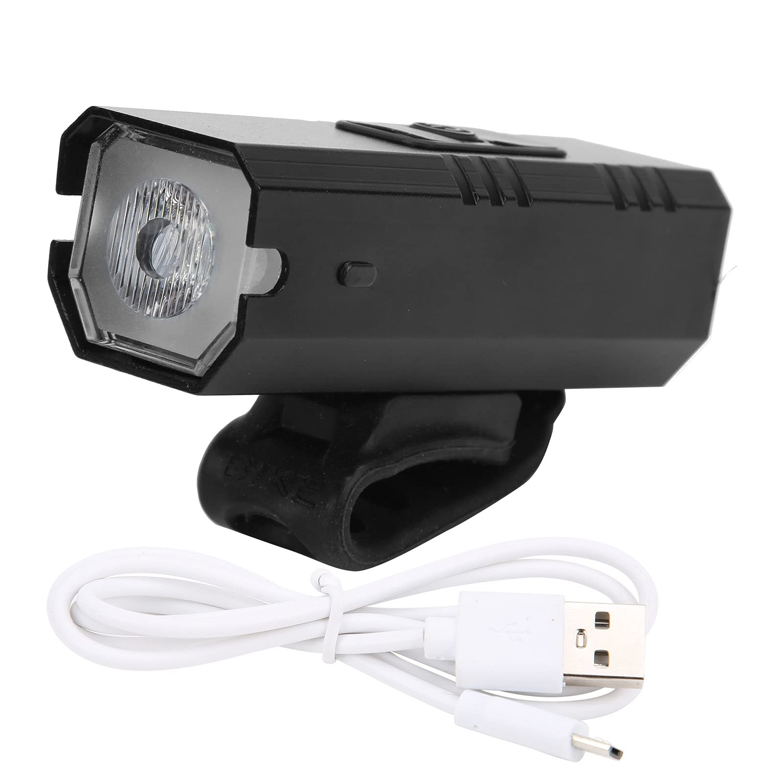 WNSC Bicycle Headlight, Bike Headlight Impact Resistance Luminium Alloy Multi-Mode Switching for Emergency for Warning for Night Riding(Large Single lamp, Pisa Leaning Tower Type)