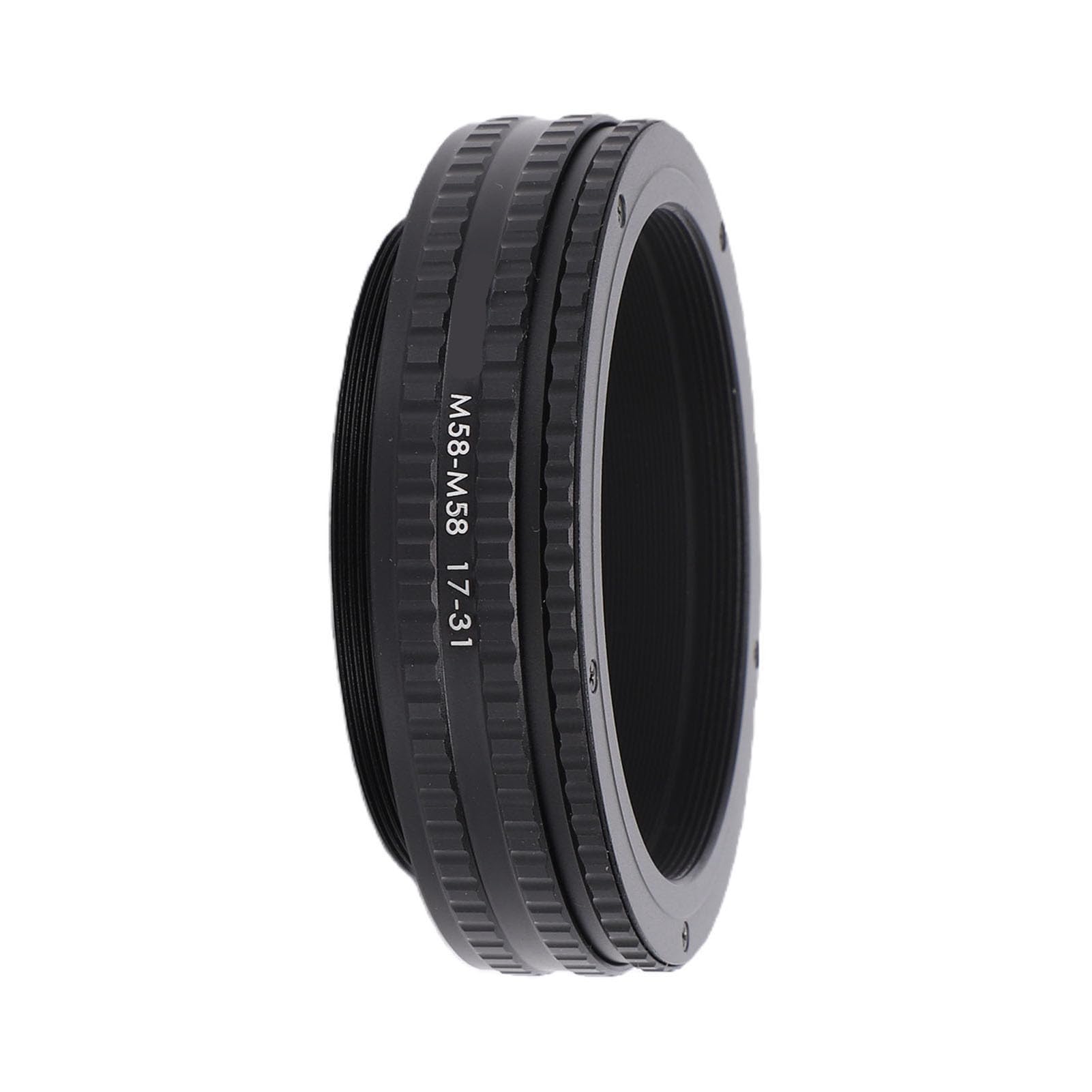 Cryfokt Macro Focusing Helicoid Tube Adapter M58 Adjustable 17-31mm for