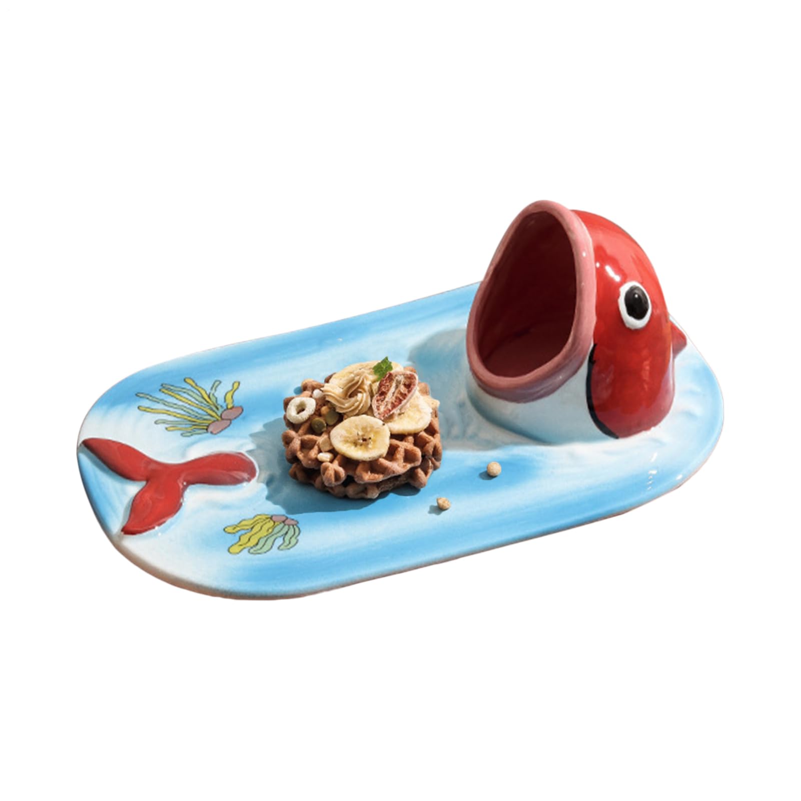 Assiette à Sushi Assiettes à Sushi à Motif Carpe