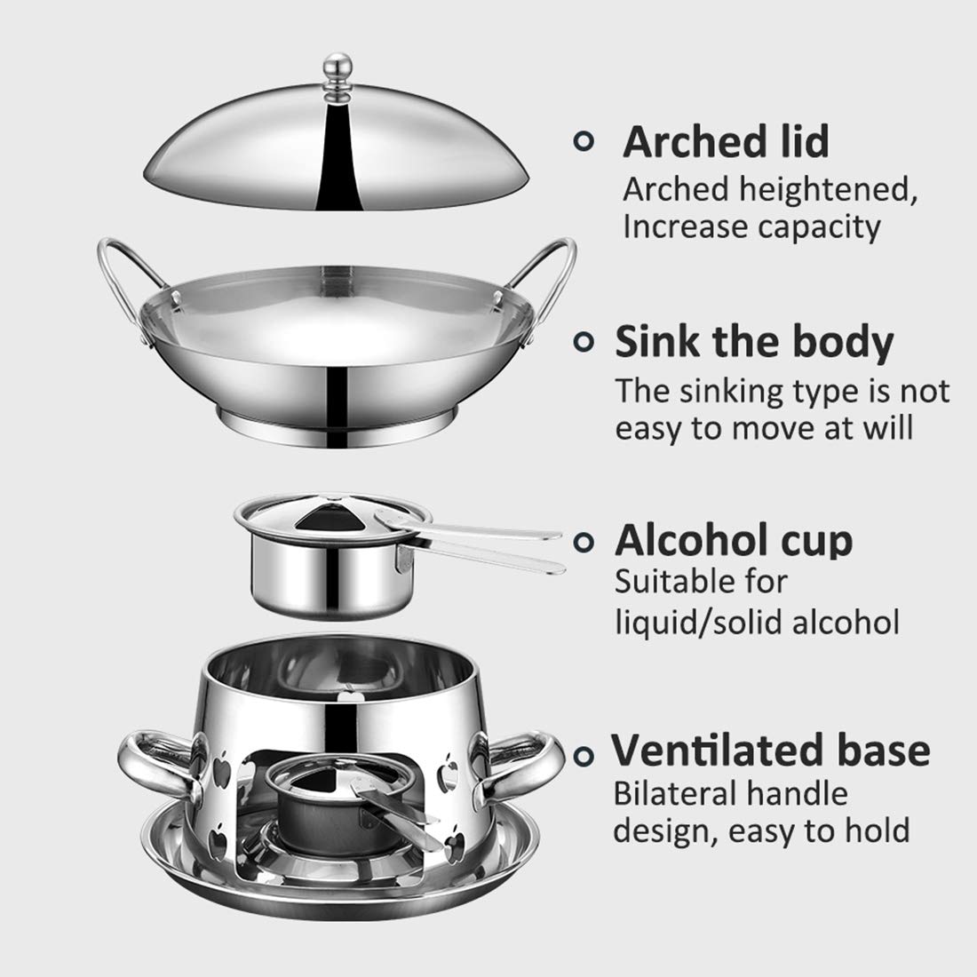 Bivouak™ Mini Réchaud à Alcool Portable