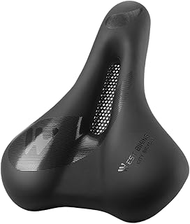 Almofada de assento de bicicleta para mulheres | Assento de bicicleta confortável - design de duto de ar de almofada de montaria, bom efeito antiderrapante, amortecedor flutuante para bicicleta de estrada, bicicleta ergométrica Unniq