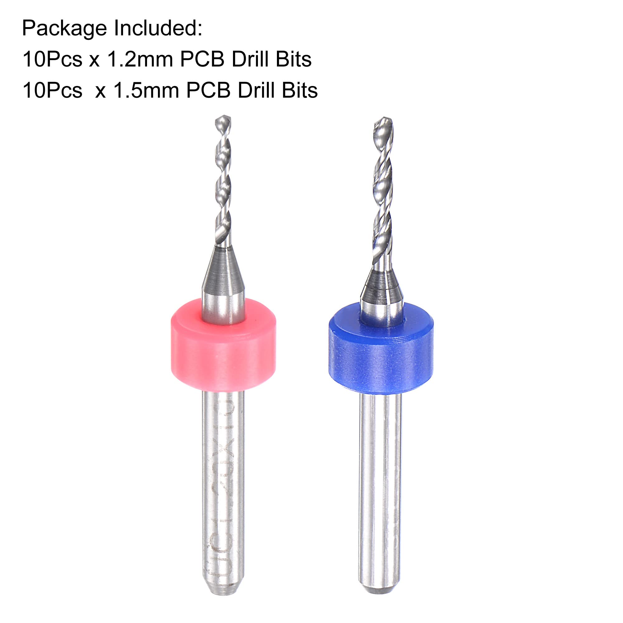 Punte Da Trapano In Carburo, 10 Pezzi 0,1-1,0 Mm Micro Punte Da Trapano In Carburo Di Tungsteno Set Strumento Per Circuito Stampato PCB - Foto 8