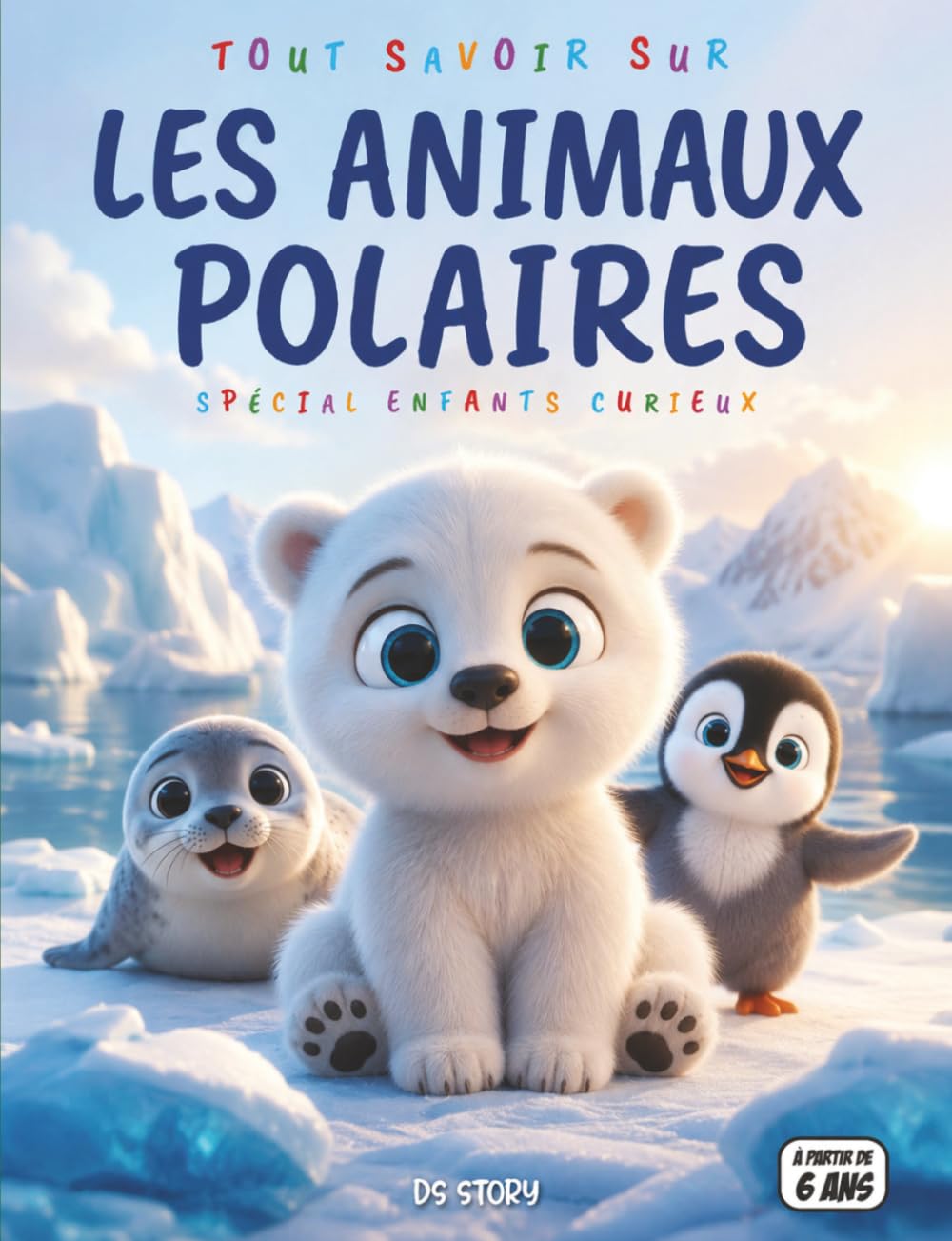 Tout savoir sur les animaux polaires: Le guide complet et ludique pour les enfants curieux avec quiz, questions-réponses et coloriages éducatifs