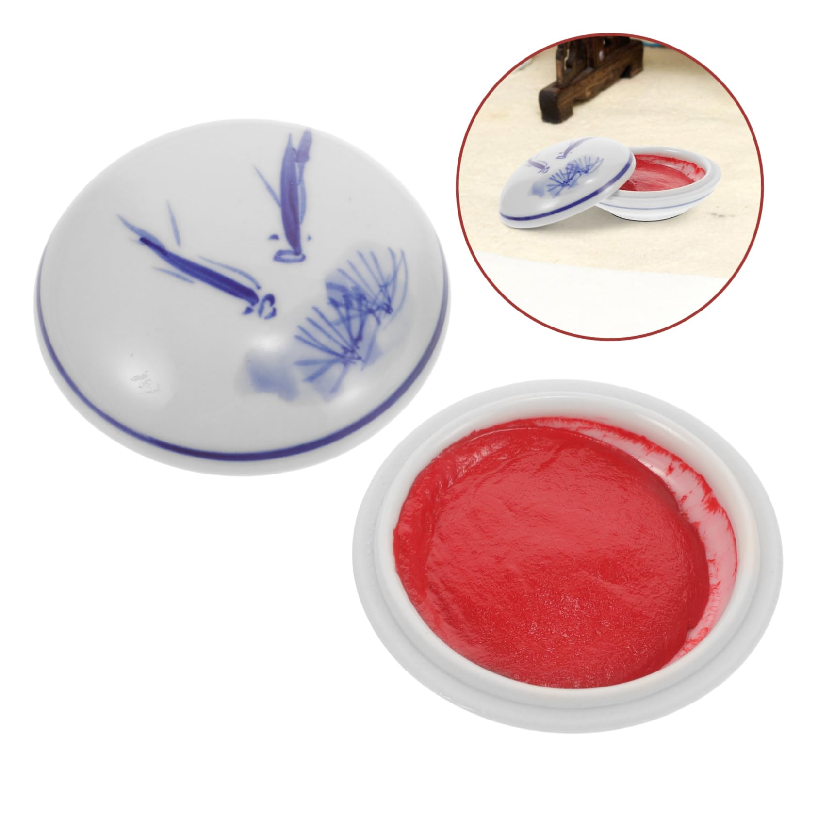 Artibetter 5 Stück Stempelkissen Zeichnung Kalligraphie-Stempel malen Pads Einfügen Keramik-Tintenpaste Kalligraphie malerei tintenpaste Malutensilien Kalligrafie-Angebot