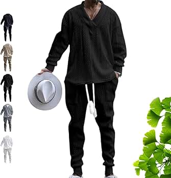 Amazon.com: Athleisure Cable Jacquard Set Men,2025 New Solid