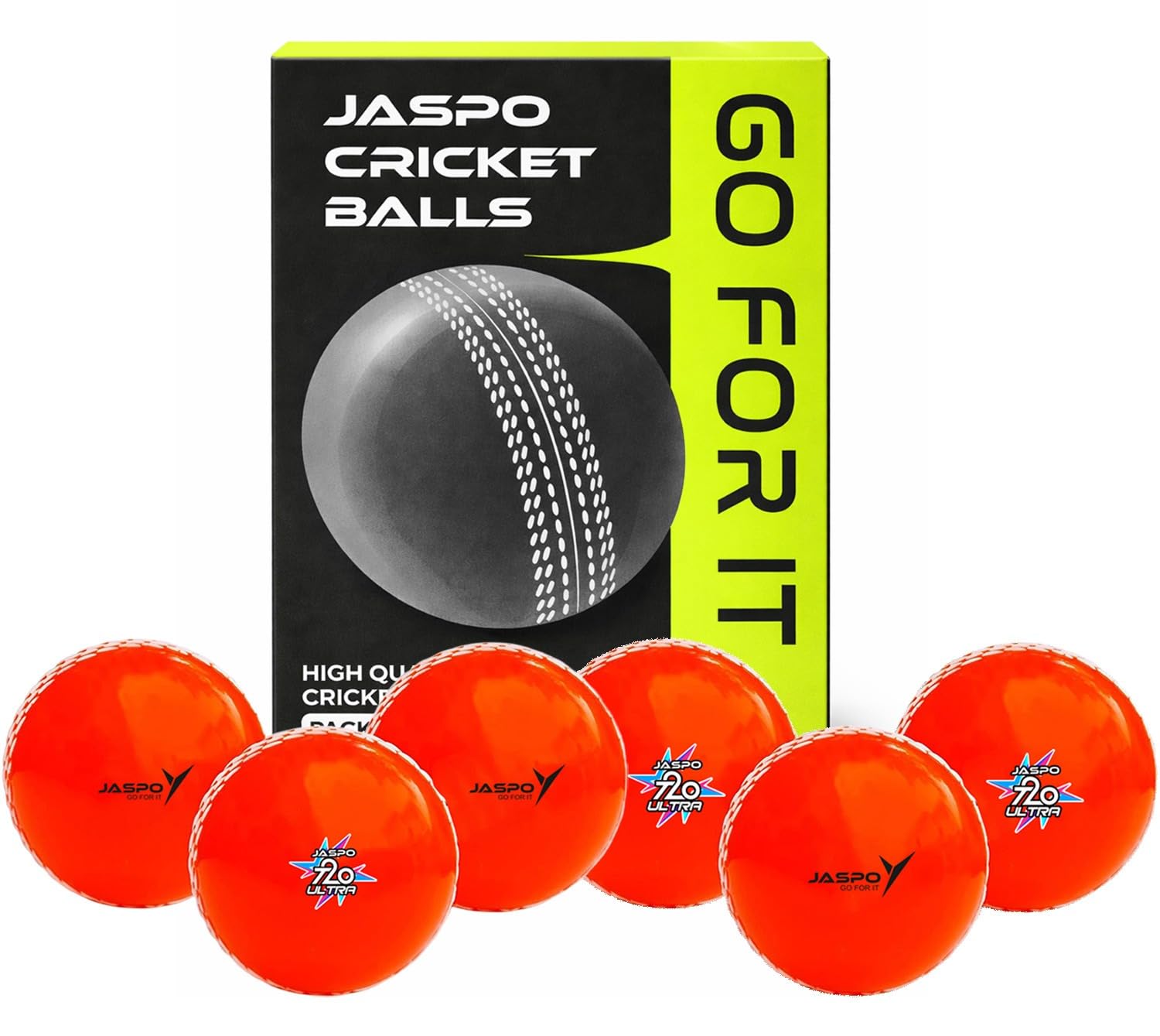 jaspo T-20 Ultra Practice PVC Cricket Ball/Wind Balls (125-130 GMS
