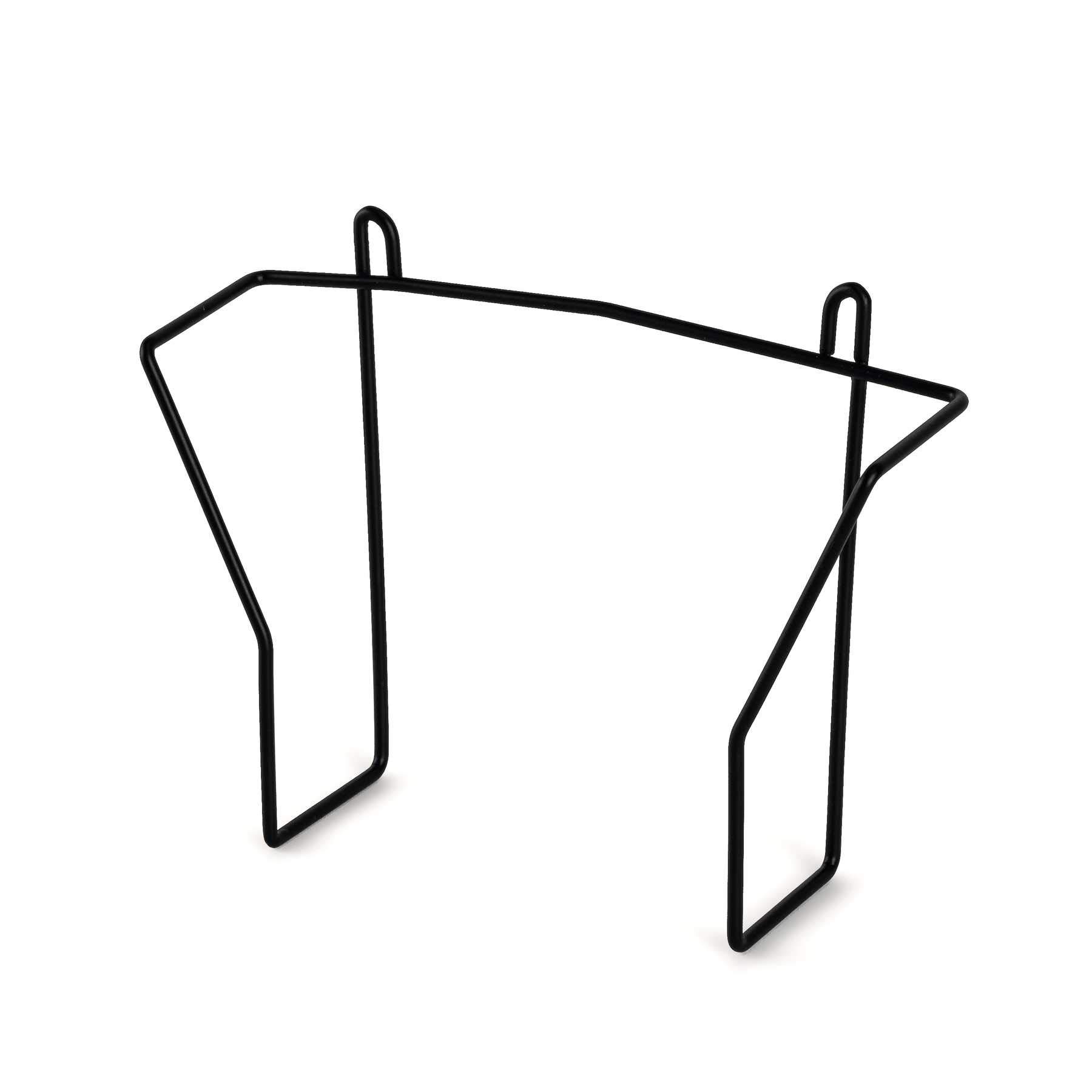 GLORIOUS Zestaw winylowy Holder smart 7'' – do 25 płyt gramofonowych w formacie 7", lekka i stabilna konstrukcja z metalu, w zestawie akcesoria do mocowania, czarny