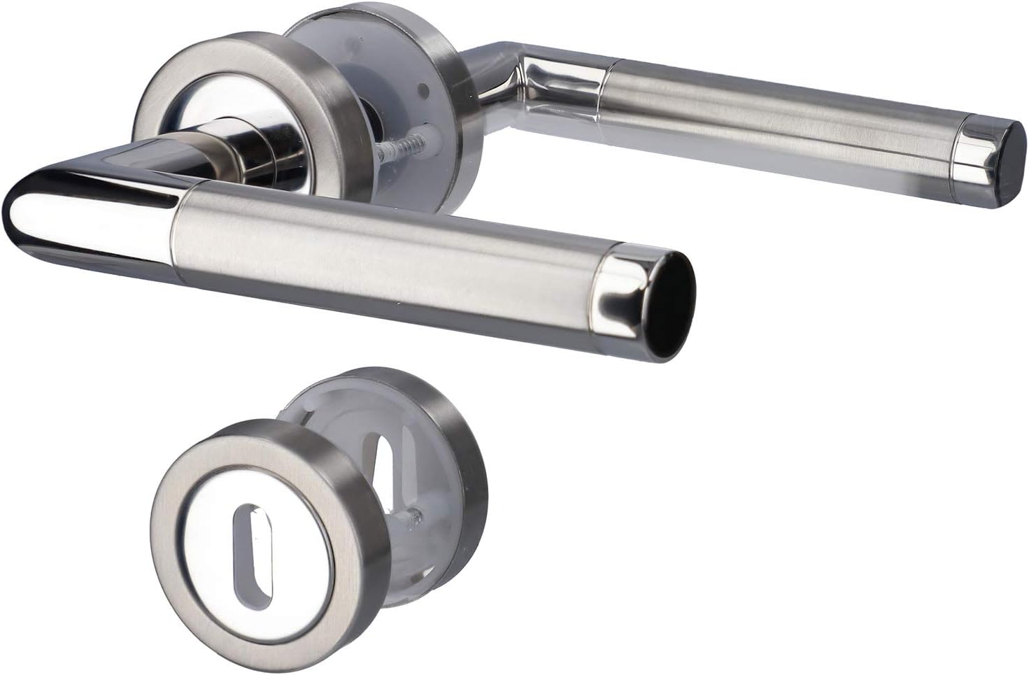AlpertecDallas II Stainless Steel Rosette Fitting, Various Designs, 88020100