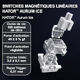 HATOR Skyfall 65 MAG Ultima 8K Clavier Gaming Magnétique avec Rapid Trigger, Magnetic Switches, Snap Tap, Hall Effect, 8000Hz, PC/Mac, Noir, sans Fil/Filaire, Disposition EU (AZERTY) - 5