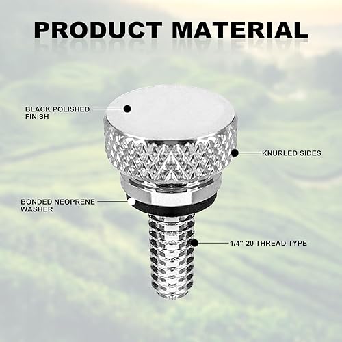 Miniatura 4 de Piezas de modificación de motocicleta para Harley Davidson Asiento de acero Tornillo de asiento Tornillo de aleación de aluminio Tornillo para
