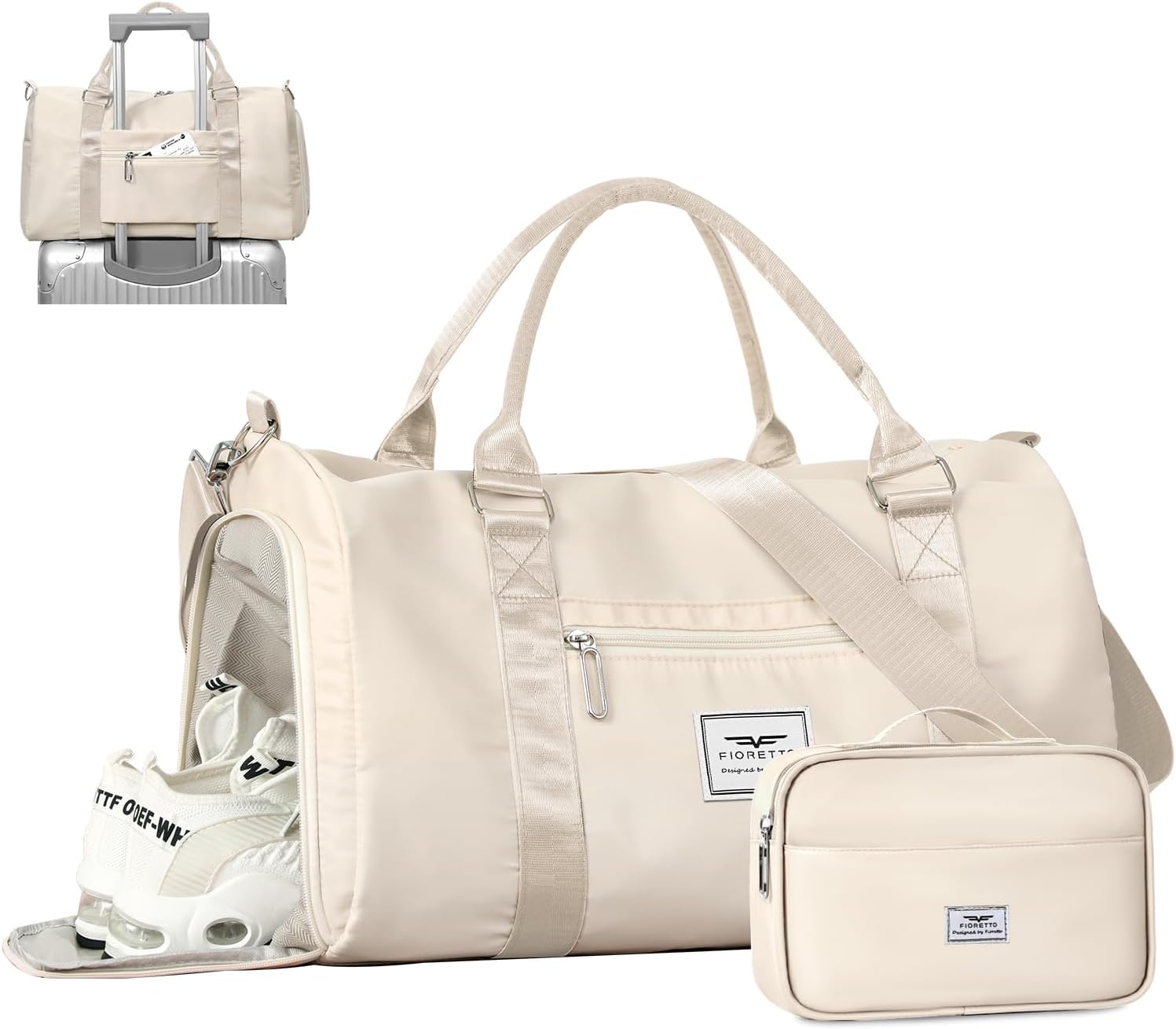 Gym Bag With Toiletry Bag
