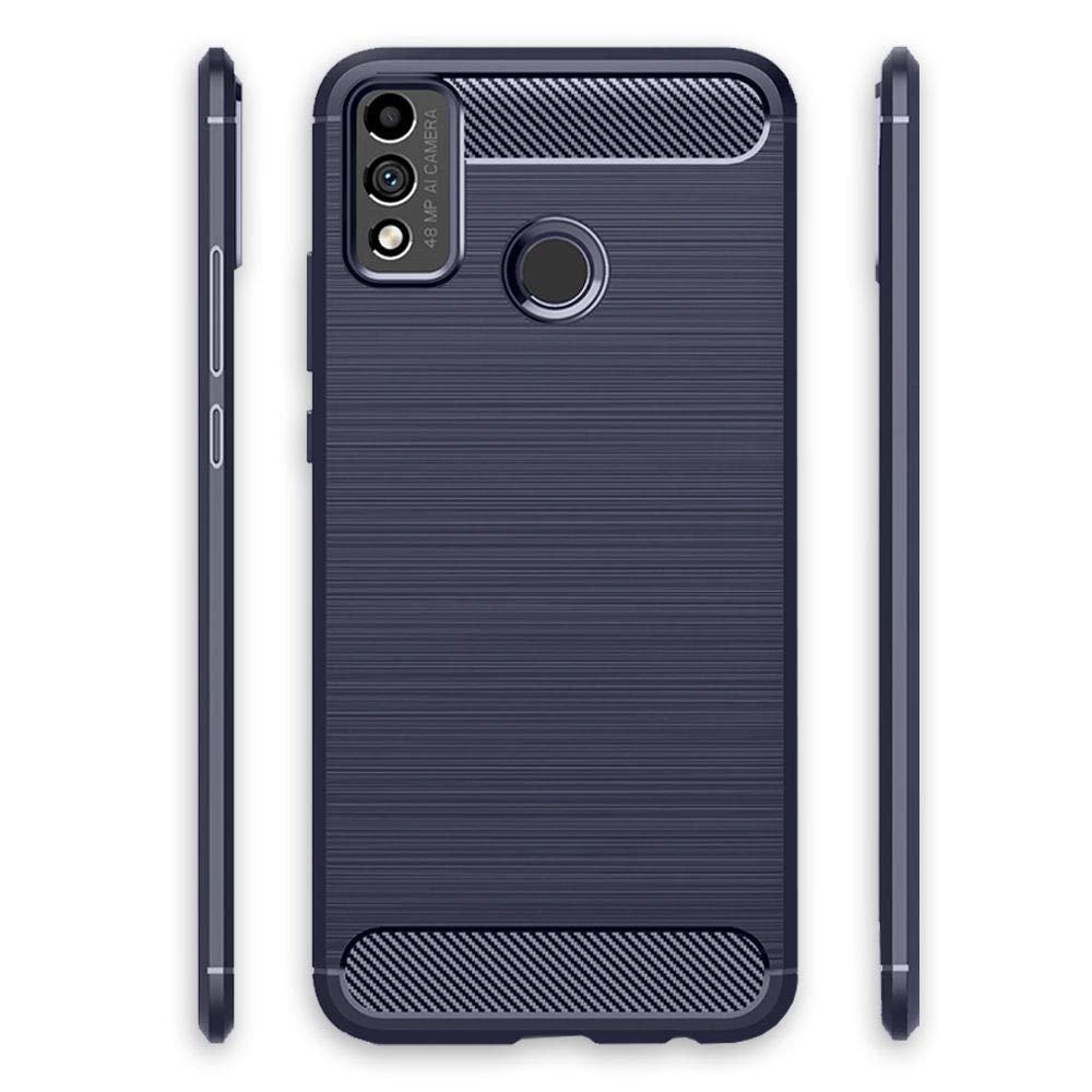 EbestStar Handyhülle Für Honor 9X / 9X Pro – TPU-Silikon Mit Carbon-Optik & Inkl. Panzerglas