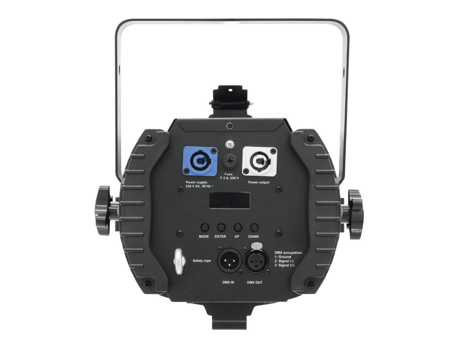 Eurolite LED THA-50F Theater-Spot | Fresnel-Scheinwerfer (Stufenlinse), 50-W-Warmweiß-LED, extrem leise, DMX