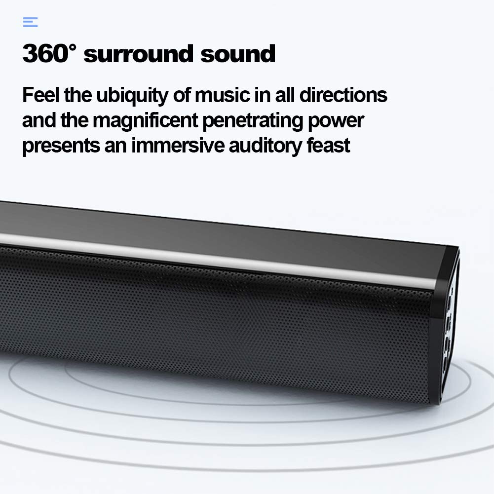 Sistema Home Theater 5.1 Con Subwoofer Da 4" E Ricevitore Integrato – 5 Altoparlanti Cablati, HDMI ARC, Ingresso Ottico, Bluetooth - 2