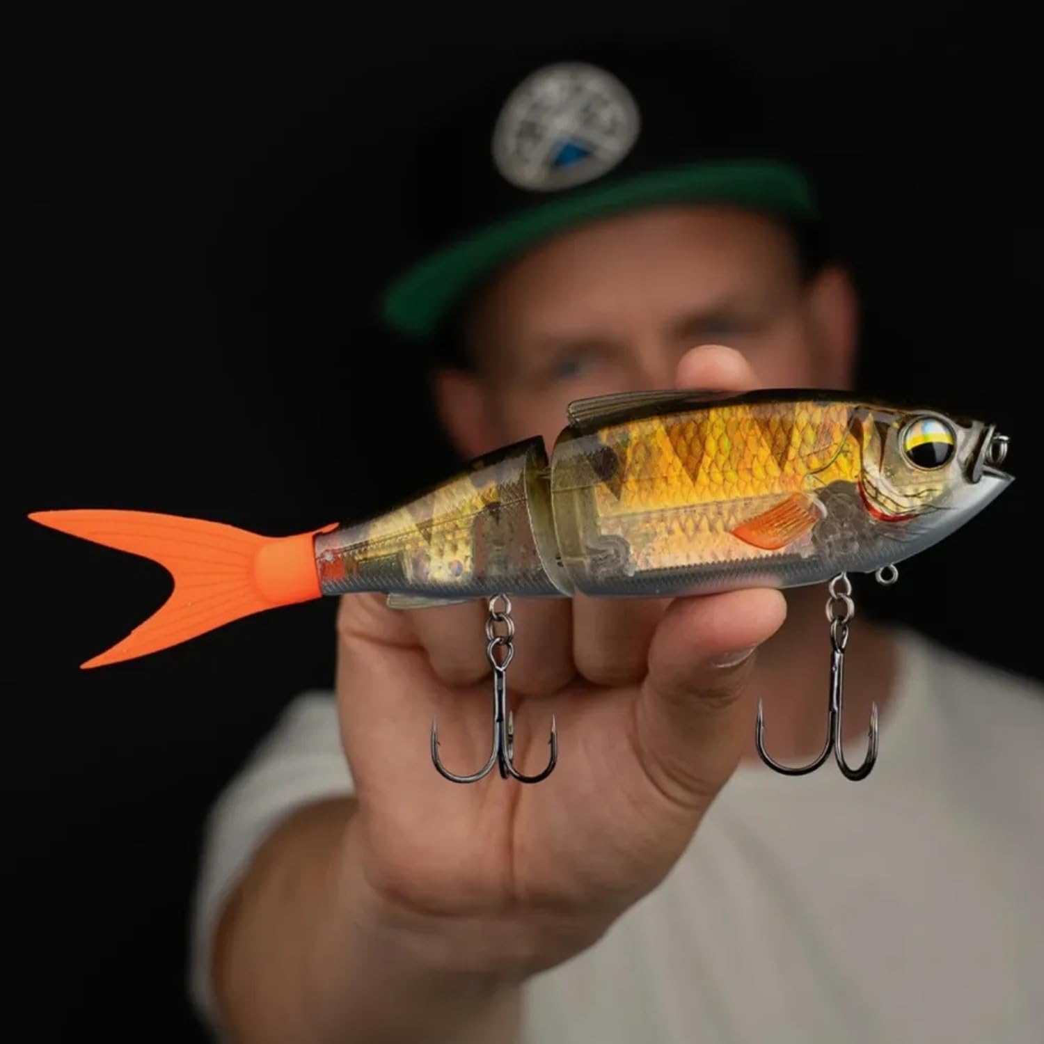 LMAB Real Vibe 180 Swimbait sinkend Hecht Köder groß zum Spinnfischen, Glidebait, Big Bait, Swim Bait Wobbler, Hardbait für Raubfische