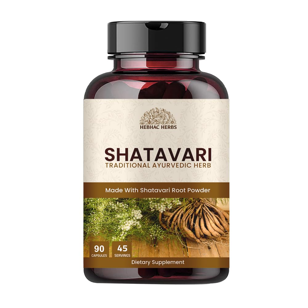[BRSRAYL6BUDW23Y7] Shatavari capsules for Women | Shatavari Herbal Supplement | (90 Capsules) Non-GMO, Gluten Free, 1000mg, 90 Vegan Caps