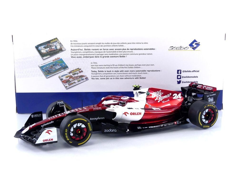 Solido Modellino auto 1:18 Alfa Romeo Guanyu bianco