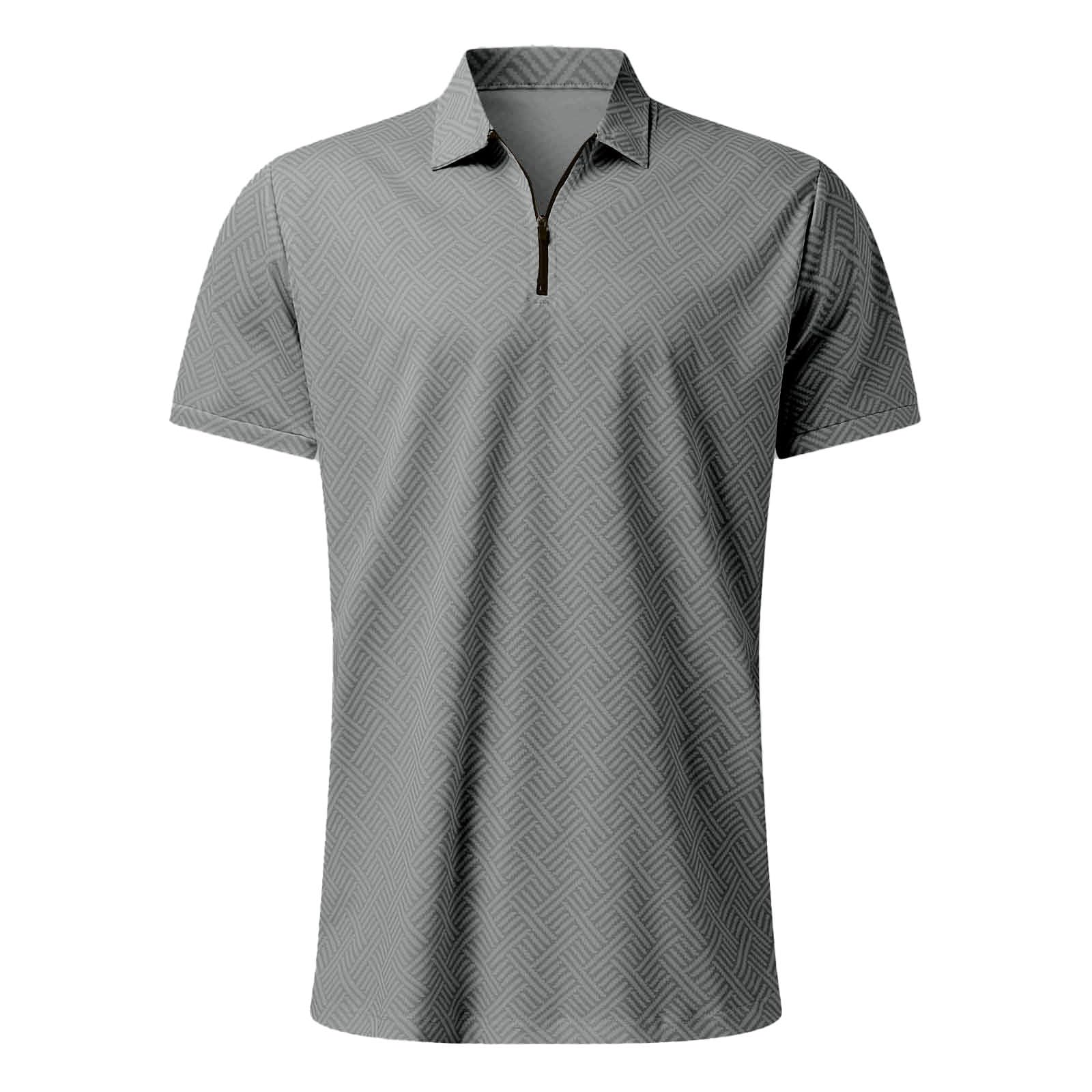 Homme Survêtement de Sport T-Shirt à Manches Courtes Fermeture éclair et Short Ensemble Homme Ensemble Sets Ete Tenues Survêtement Costumes Plage Vacances 2 Pcs