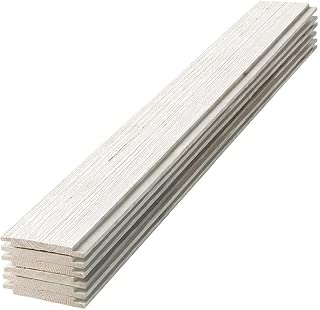 1 in. x 6 in. x 6 ft. UFP-Edge Rustic Collection Shiplap Pine Board (6-Pack) (White), Factory Finished, Bold Colors, Interior DIY Decor - coolthings.us
