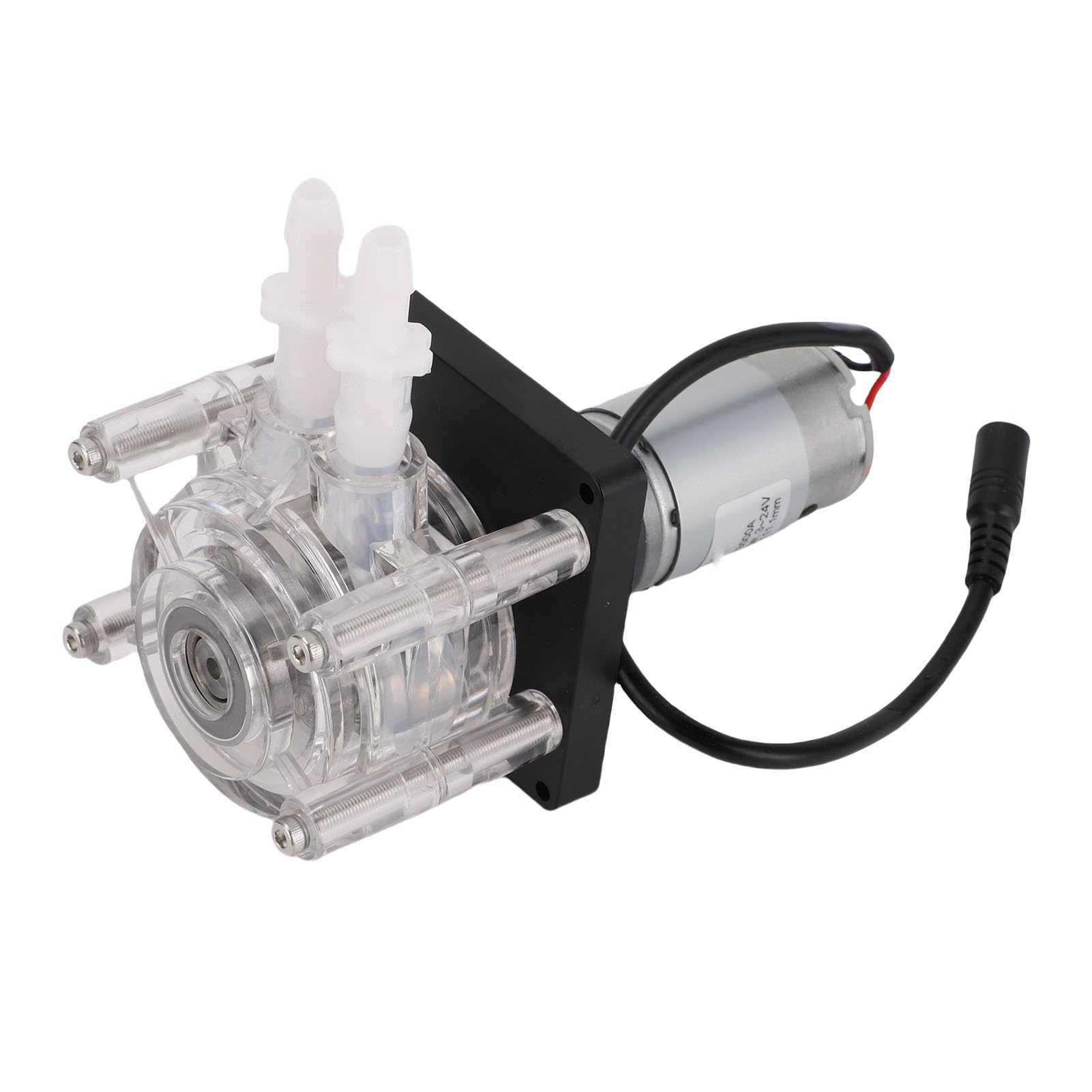 Fabater Alta Bomba Peristáltica de Velocidad de Flujo, 200-3000 Ml/min Tasa de Flujo Ajustable de Cepillo DC Motor Bomba de Dosificación de Líquido con Tubo BPT para Acuarium (EU)
