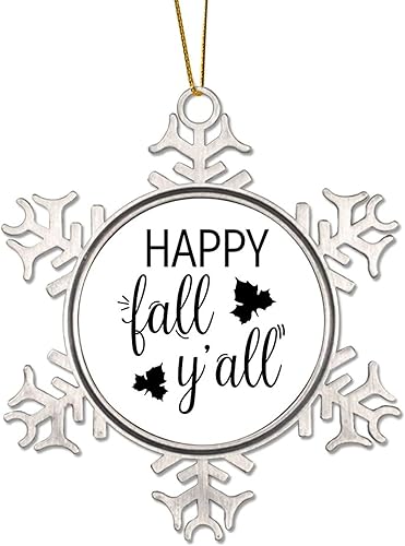 Miniatura 3 de Let's Snuggle - Adorno de copo de nieve de metal para árbol de Navidad, decoración colgante con cita divertida, adorno de Navidad, conmemorativo,