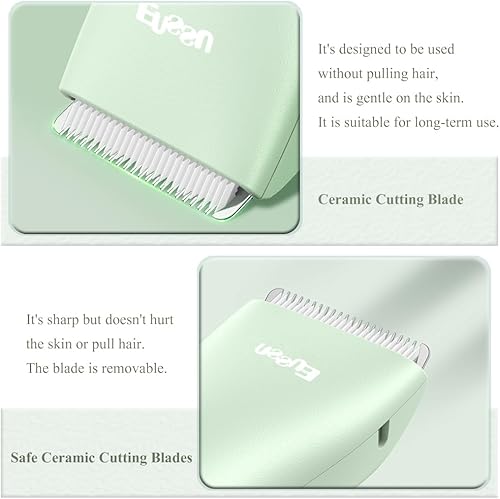 Miniatura 6 de Cortapelos para bebés, cortapelos profesionales silenciosos para niños, kits de corte de cabello con pantalla LCD, cuchillas de cerámica seguras,